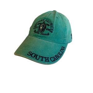Myrtle Beach Southern Saltwater Turtle Baseball Cap Green